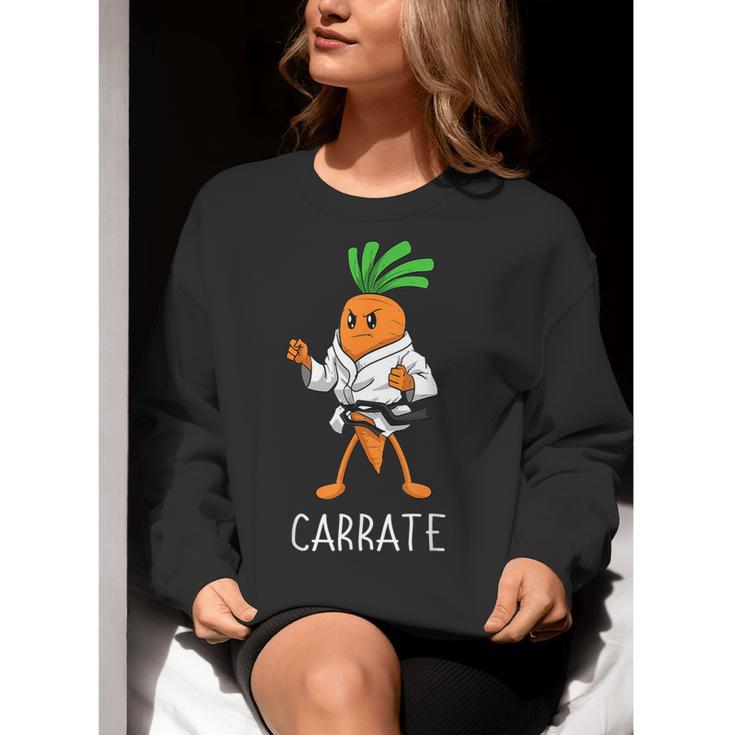 Carrate Karate Carrot Student Teacher Trainee Trainor Women Crewneck Sweatshirt, funny gift Carrate Karate Carrot Student Teacher Trainee Trainor Women Crewneck Sweatshirt, funny gift