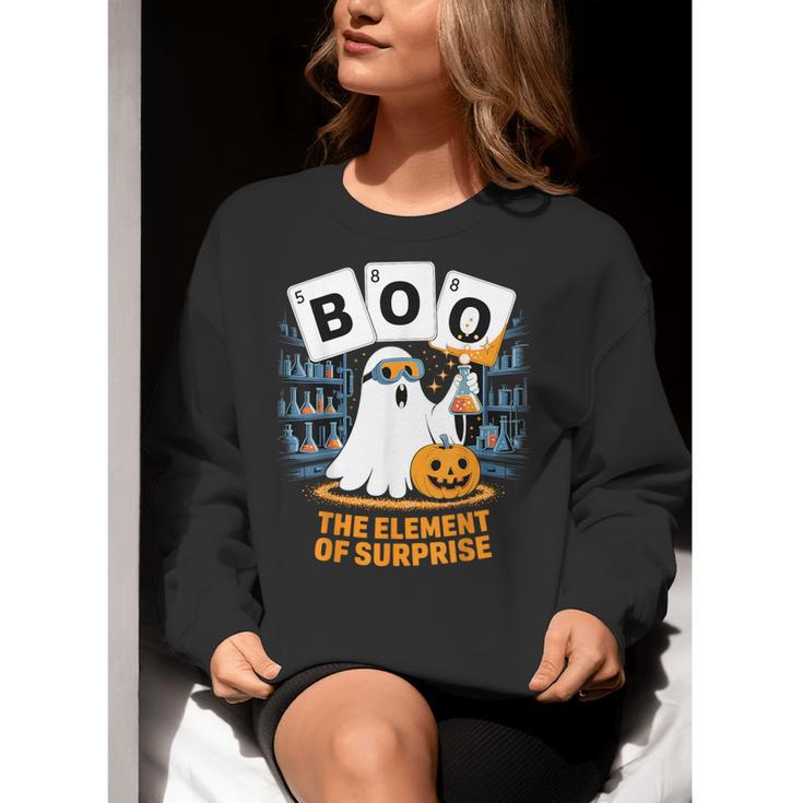 Chemistry Boo Ghost Element Of Surprise Science Teacher Tee Women Crewneck Sweatshirt, Science Teacher Sweatshirts, funny gift Chemistry Boo Ghost Element Of Surprise Science Teacher Tee Women Crewneck Sweatshirt, Science Teacher Sweatshirts, funny gift