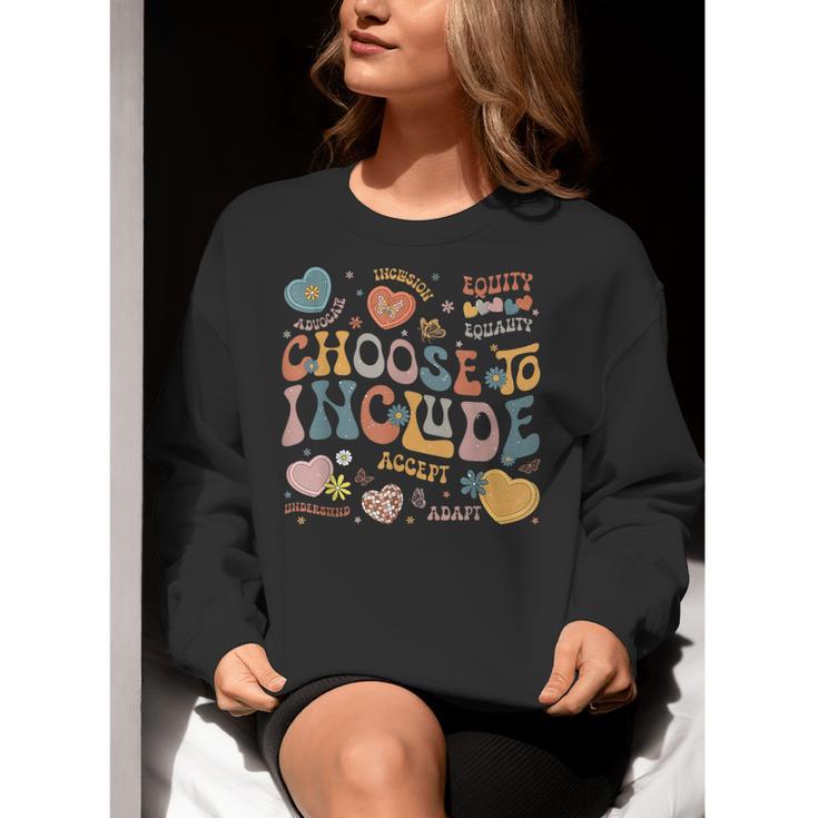 Choose To Include Inclusion Matters Autism Awareness Teacher Men Women Girls Kids Women Crewneck Sweatshirt, funny gift Choose To Include Inclusion Matters Autism Awareness Teacher Men Women Girls Kids Women Crewneck Sweatshirt, funny gift