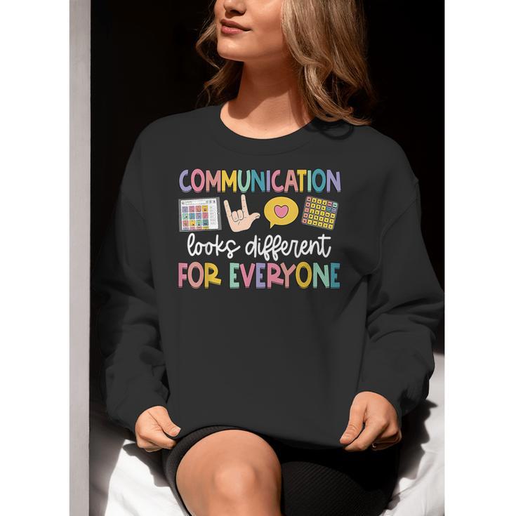 Communication Looks Different Tee Shirt Kids -Adults Teacher Animal Print Small Short Sleeve Classic Fit Crew Neck Polyester 100 Women Crewneck Sweatshirt, funny gift Communication Looks Different Tee Shirt Kids -Adults Teacher Animal Print Small Short Sleeve Classic Fit Crew Neck Polyester 100 Women Crewneck Sweatshirt, funny gift