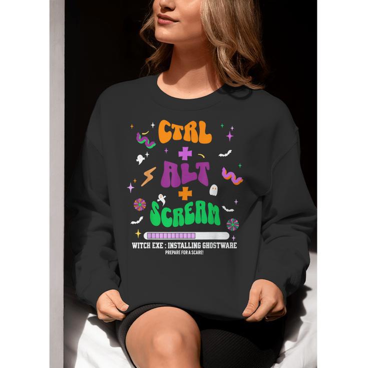Computer Teacher Spooky Halloween Technology STEM Engineer Women Crewneck Sweatshirt, funny gift Computer Teacher Spooky Halloween Technology STEM Engineer Women Crewneck Sweatshirt, funny gift