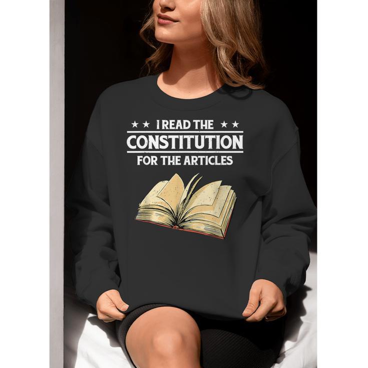 Cool History Teacher Read The Constitution For The Articles Women Crewneck Sweatshirt, History Teacher Sweatshirts, funny gift Cool History Teacher Read The Constitution For The Articles Women Crewneck Sweatshirt, History Teacher Sweatshirts, funny gift