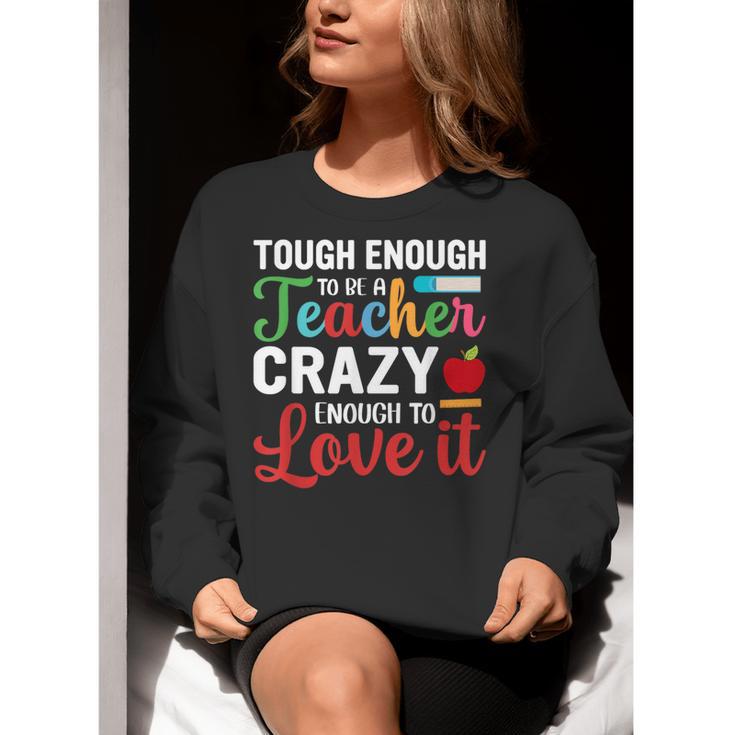 Crazy Teacher Men Women School Teachers Women Crewneck Sweatshirt, funny gift
