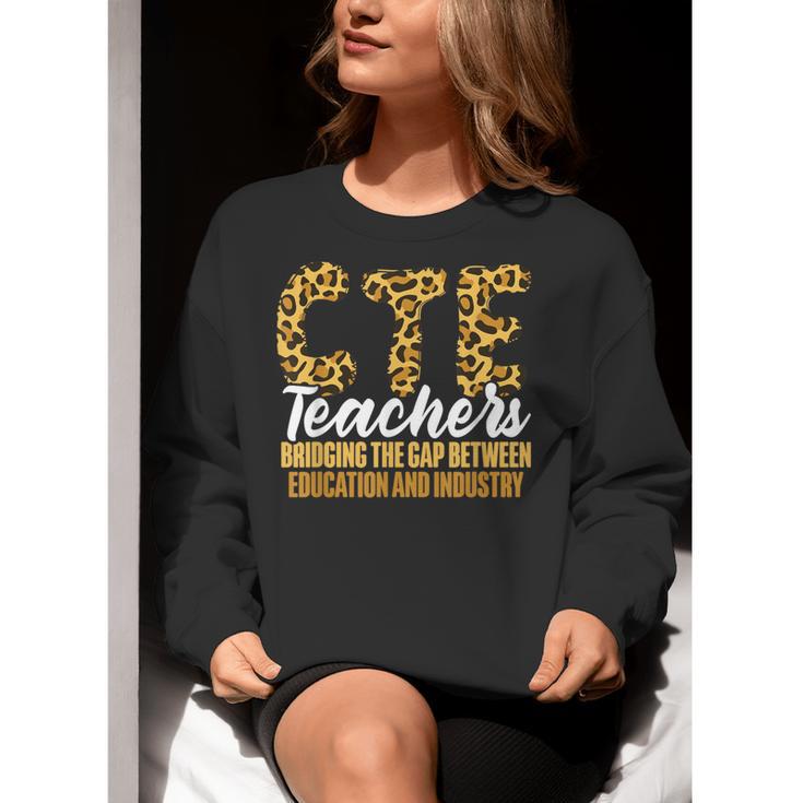 CTE Teacher Middle School High School Teach Career Men Women Women Crewneck Sweatshirt, funny gift