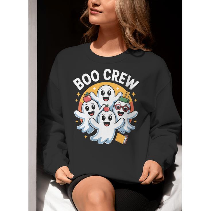 Cute Group Matching Teachers Halloween Women Crewneck Sweatshirt, funny gift Cute Group Matching Teachers Halloween Women Crewneck Sweatshirt, funny gift