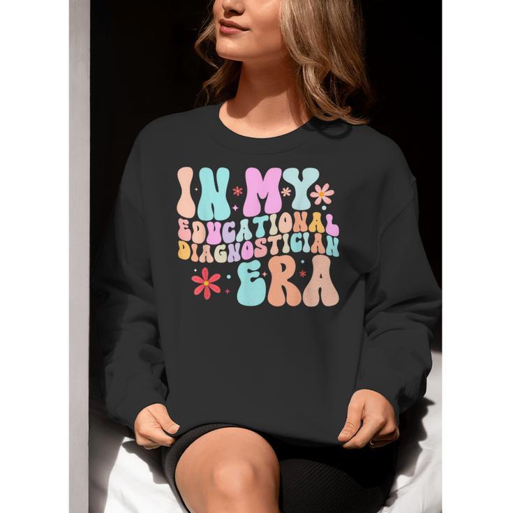 In My Educational Diagnostician Era Learning Support Teacher Women Crewneck Sweatshirt, funny gift