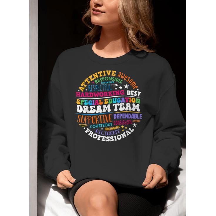 Educators Special Ed Teacher Special Education Dream Team Women Crewneck Sweatshirt, funny gift Educators Special Ed Teacher Special Education Dream Team Women Crewneck Sweatshirt, funny gift