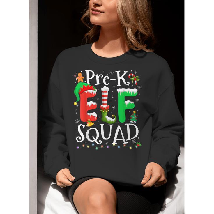 Elf Squad Pre-k Teacher Christmas Child Xmas Women Crewneck Sweatshirt, funny gift Elf Squad Pre-k Teacher Christmas Child Xmas Women Crewneck Sweatshirt, funny gift