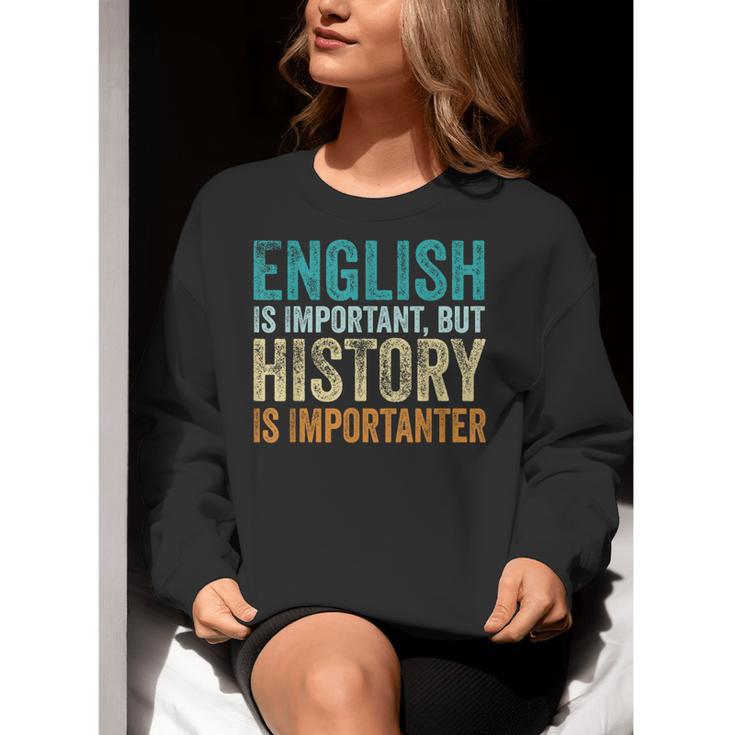 English Is Important But History Is Importanter Teacher Women Crewneck Sweatshirt, History Teacher Sweatshirts, English Teacher Sweatshirts, funny gift English Is Important But History Is Importanter Teacher Women Crewneck Sweatshirt, History Teacher Sweatshirts, English Teacher Sweatshirts, funny gift