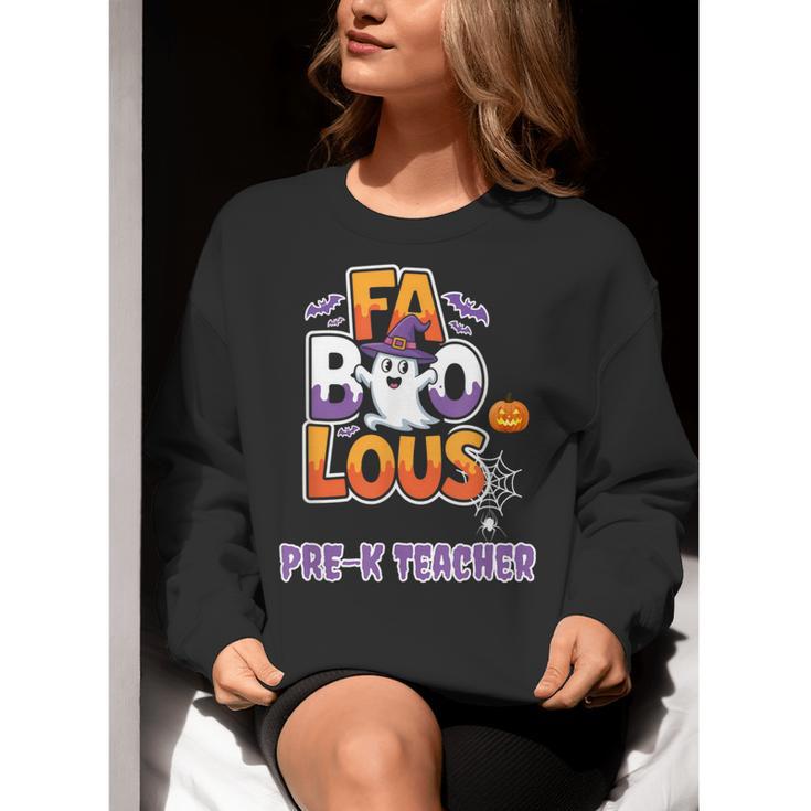 Fabulous Pre-K Teacher Halloween Costume Classroom Outfit Women Crewneck Sweatshirt, funny gift Fabulous Pre-K Teacher Halloween Costume Classroom Outfit Women Crewneck Sweatshirt, funny gift