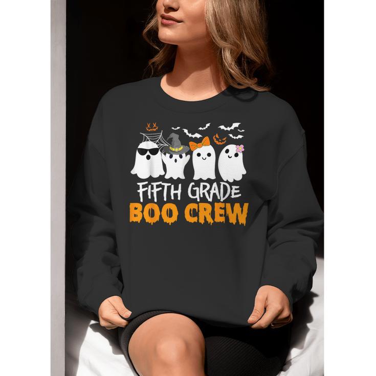 Fifth Grade Boo Crew Halloween Teacher Costume Women Crewneck Sweatshirt, funny gift