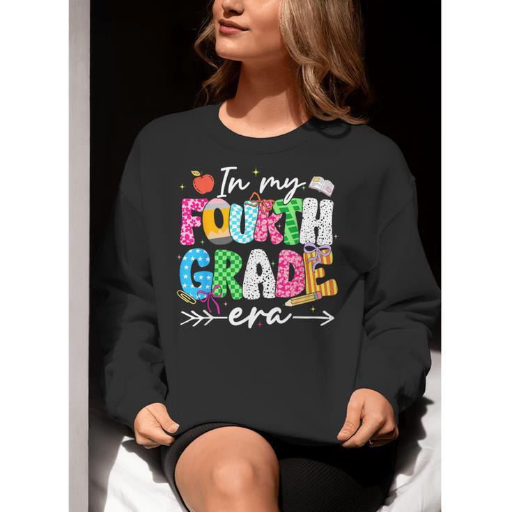 In My Fourth Grade Era 4th Grade Girl Teacher Back To School Women Crewneck Sweatshirt, 4th Grade Teacher Sweatshirts, funny gift In My Fourth Grade Era 4th Grade Girl Teacher Back To School Women Crewneck Sweatshirt, 4th Grade Teacher Sweatshirts, funny gift