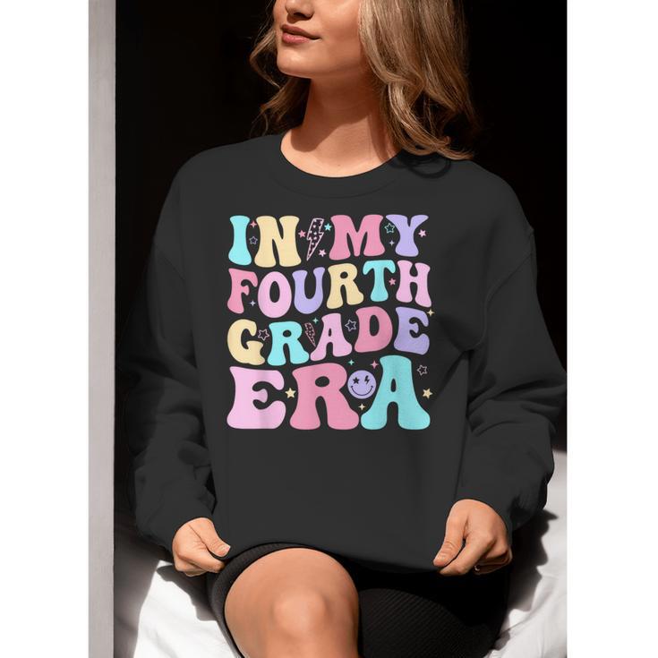 In My Fourth Grade Era Girl Back To School 4th Grade Teacher Women Crewneck Sweatshirt, 4th Grade Teacher Sweatshirts, funny gift In My Fourth Grade Era Girl Back To School 4th Grade Teacher Women Crewneck Sweatshirt, 4th Grade Teacher Sweatshirts, funny gift