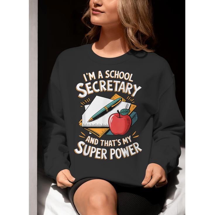 Front Office Teacher Admin Mother I'm A School Secretary Women Crewneck Sweatshirt, funny gift Front Office Teacher Admin Mother I'm A School Secretary Women Crewneck Sweatshirt, funny gift