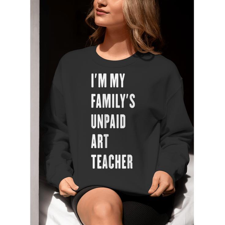 Funny Art Teacher Women Crewneck Sweatshirt, funny gift Funny Art Teacher Women Crewneck Sweatshirt, funny gift