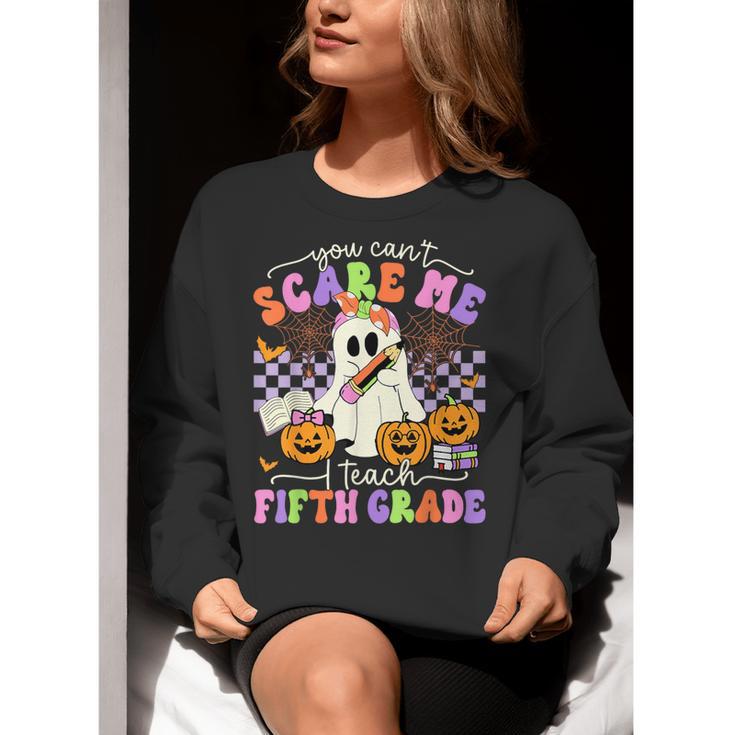 Halloween Teacher You Can't Scare Me I Teach Fifth Grade Women Crewneck Sweatshirt, funny gift Halloween Teacher You Can't Scare Me I Teach Fifth Grade Women Crewneck Sweatshirt, funny gift