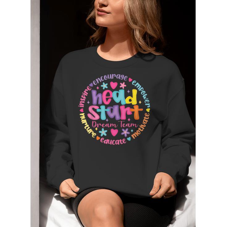 Head Start Dream Team Squad Teacher Headstart Back To School Women Crewneck Sweatshirt, funny gift Head Start Dream Team Squad Teacher Headstart Back To School Women Crewneck Sweatshirt, funny gift