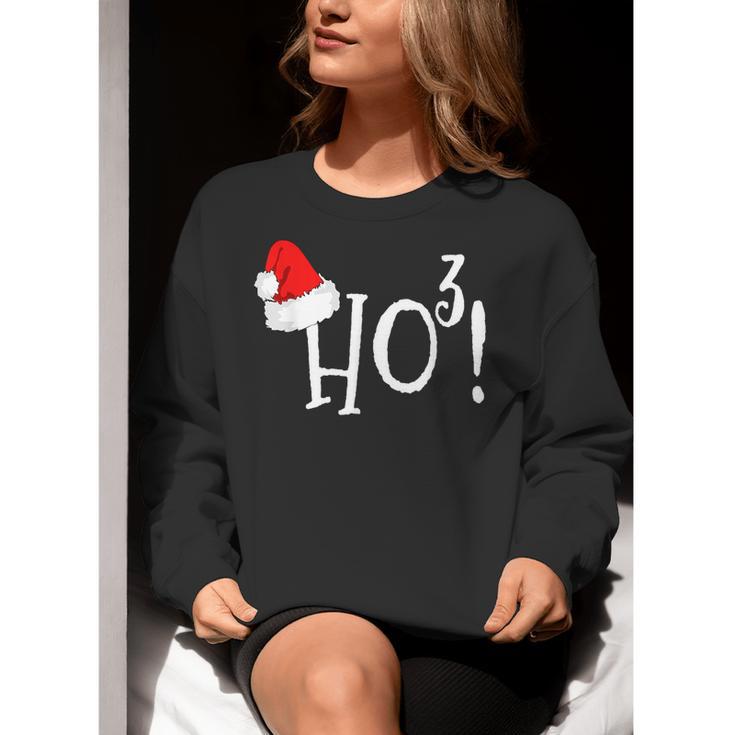 Ho Cubed Shirt Math Teacher Xmas For Men Women Kids Women Crewneck Sweatshirt, funny gift