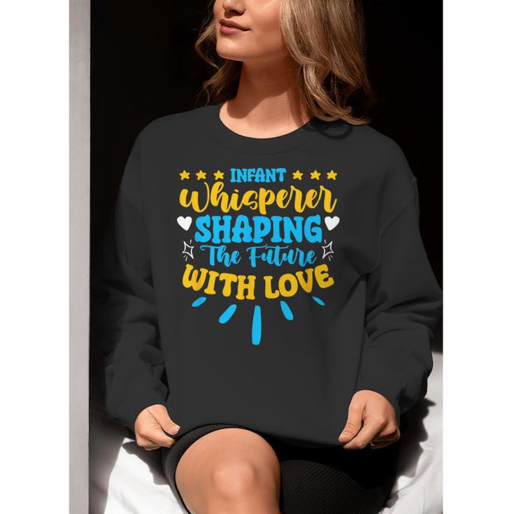 Infant Whisperer Daycare School Childcare Infant Teacher Women Crewneck Sweatshirt, funny gift Infant Whisperer Daycare School Childcare Infant Teacher Women Crewneck Sweatshirt, funny gift