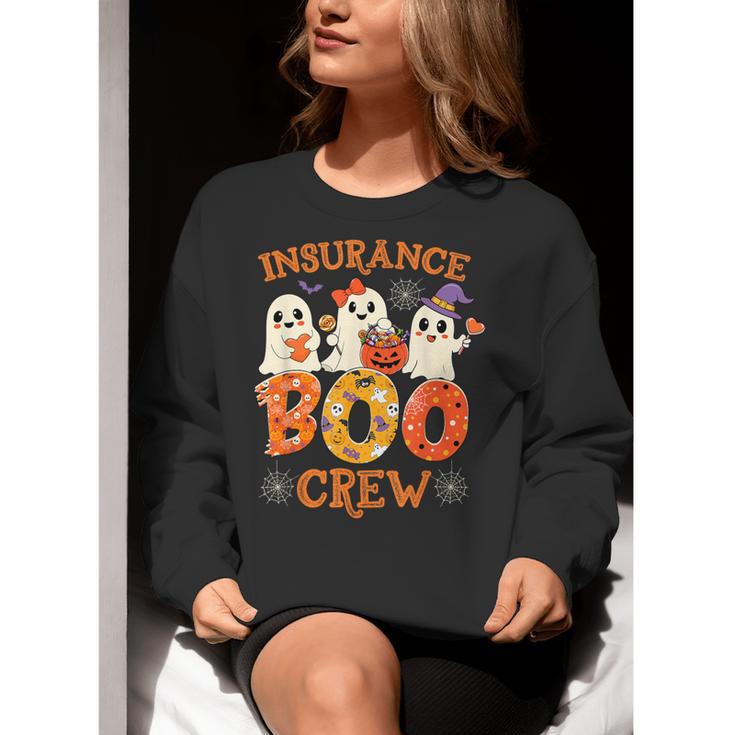 Insurance Boo Crew Halloween Spooky Costume Teacher Women Crewneck Sweatshirt, funny gift Insurance Boo Crew Halloween Spooky Costume Teacher Women Crewneck Sweatshirt, funny gift