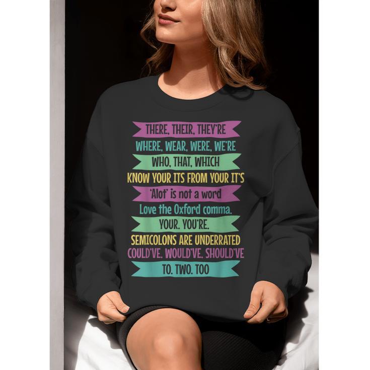 Their There And They'Re English Teacher Men Women Women Crewneck Sweatshirt, English Teacher Sweatshirts, funny gift Their There And They'Re English Teacher Men Women Women Crewneck Sweatshirt, English Teacher Sweatshirts, funny gift