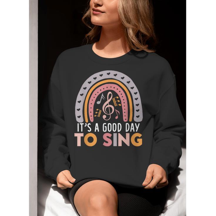 It's A Good Day To Sing Back To School Music Teacher Women Crewneck Sweatshirt, funny gift It's A Good Day To Sing Back To School Music Teacher Women Crewneck Sweatshirt, funny gift