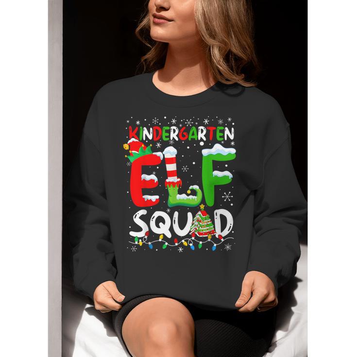 Kindergarten ELF Squad Christmas ELF Student Teacher Men Women Kids Women Crewneck Sweatshirt, funny gift