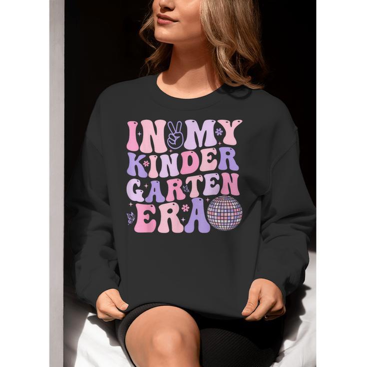 In My Kindergarten Era Teacher Kids Back To School Kinder Women Crewneck Sweatshirt, funny gift In My Kindergarten Era Teacher Kids Back To School Kinder Women Crewneck Sweatshirt, funny gift