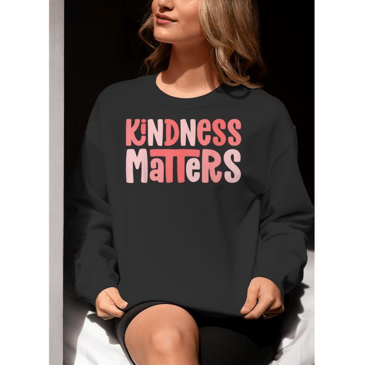 Kindness Matters Anti Bullying Shirts Teacher Child Women Crewneck Sweatshirt, funny gift Kindness Matters Anti Bullying Shirts Teacher Child Women Crewneck Sweatshirt, funny gift