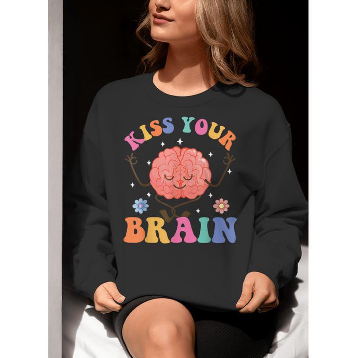 Kiss Your Brain Sped Teacher Appreciation Back To School Kid Women Crewneck Sweatshirt, funny gift Kiss Your Brain Sped Teacher Appreciation Back To School Kid Women Crewneck Sweatshirt, funny gift