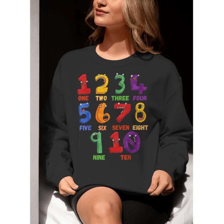 Learning Math Numbers Counting Back To School Teacher For Men Women Girls Kids Women Crewneck Sweatshirt, funny gift Learning Math Numbers Counting Back To School Teacher For Men Women Girls Kids Women Crewneck Sweatshirt, funny gift