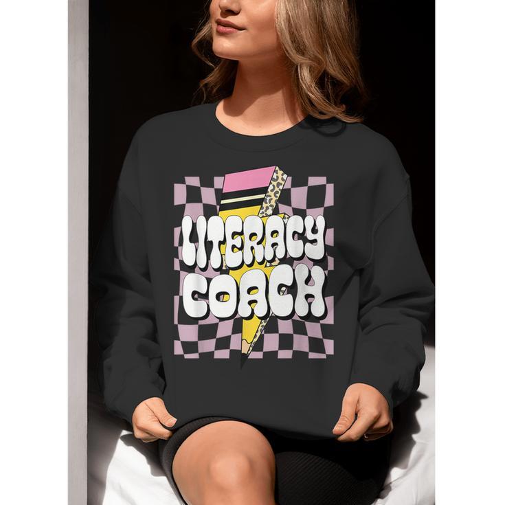 Literacy Coach Reading Specialist Facilitator Lead Teacher Women Crewneck Sweatshirt, funny gift Literacy Coach Reading Specialist Facilitator Lead Teacher Women Crewneck Sweatshirt, funny gift
