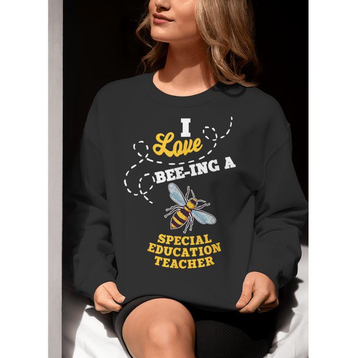 I Love Bee-Ing A Special Education Teacher Honey Bee Job For Men Women Women Crewneck Sweatshirt, funny gift I Love Bee-Ing A Special Education Teacher Honey Bee Job For Men Women Women Crewneck Sweatshirt, funny gift