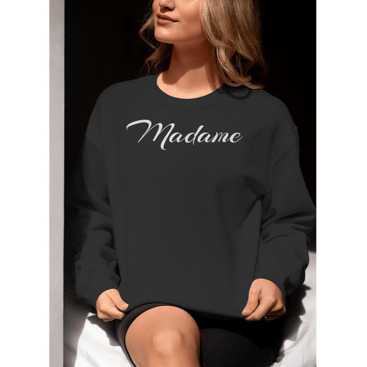 Madame French Teachers T-Shirt Women Crewneck Sweatshirt, funny gift