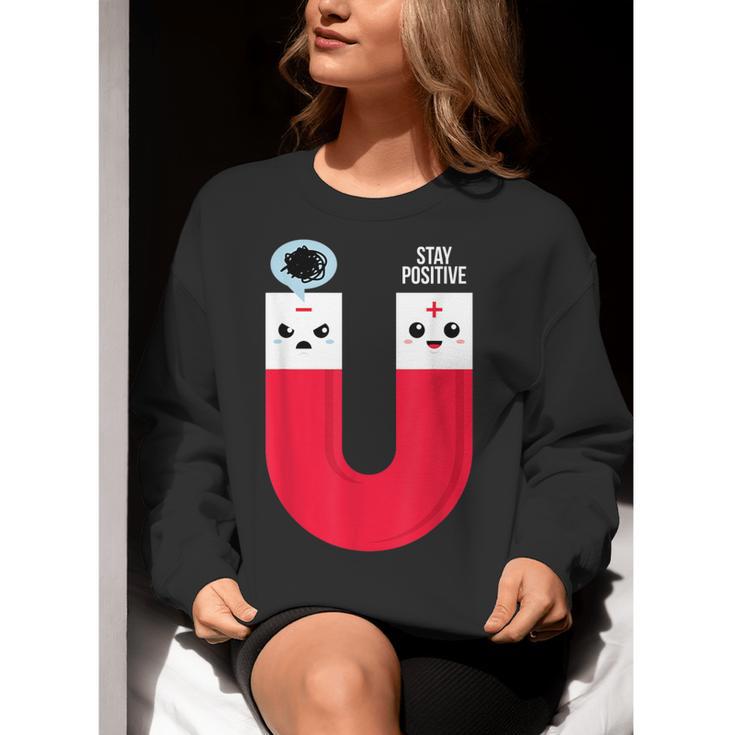 Magnet Science Pun T-Shirt For Geeks Science Teachers Women Crewneck Sweatshirt, Science Teacher Sweatshirts, funny gift
