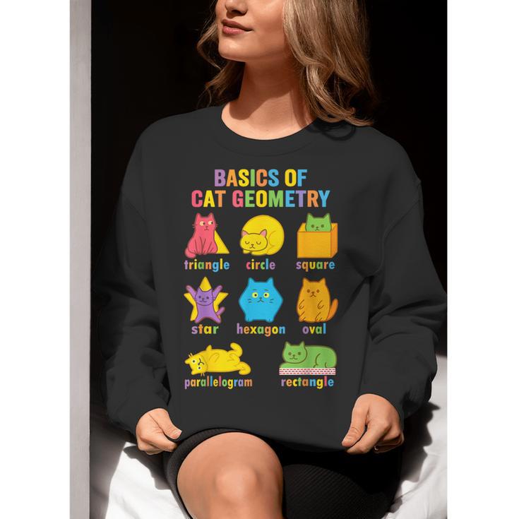 Math Cat Geometry Back To School Mathematics Teacher Women Crewneck Sweatshirt, funny gift Math Cat Geometry Back To School Mathematics Teacher Women Crewneck Sweatshirt, funny gift
