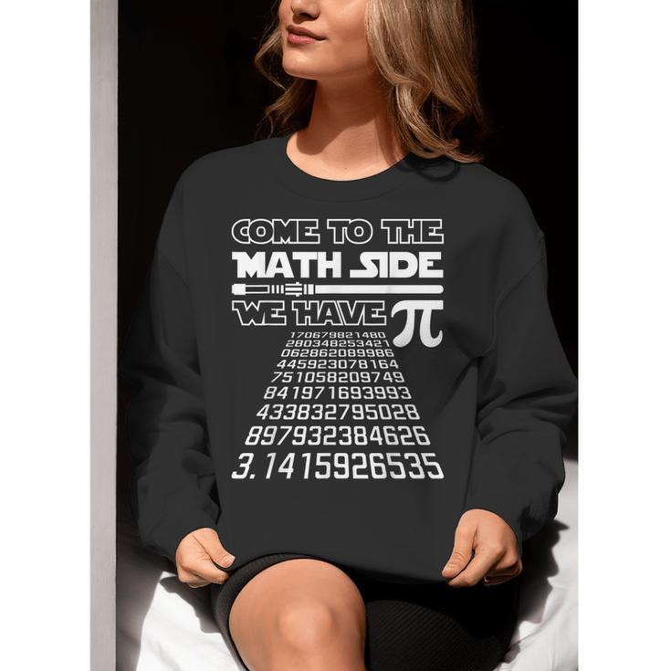 Come To The Math Side We Have Pie Shirt Pi Day Teacher Women Crewneck Sweatshirt, funny gift Come To The Math Side We Have Pie Shirt Pi Day Teacher Women Crewneck Sweatshirt, funny gift