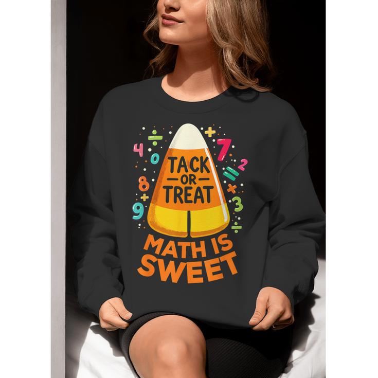 Math Teacher Halloween Costume Trick Or Treat Math Sweet Women Crewneck Sweatshirt, funny gift Math Teacher Halloween Costume Trick Or Treat Math Sweet Women Crewneck Sweatshirt, funny gift