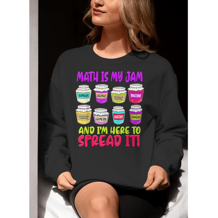 Math Teacher My Jam Here To Spread Mathematics Humor Women Crewneck Sweatshirt, funny gift Math Teacher My Jam Here To Spread Mathematics Humor Women Crewneck Sweatshirt, funny gift
