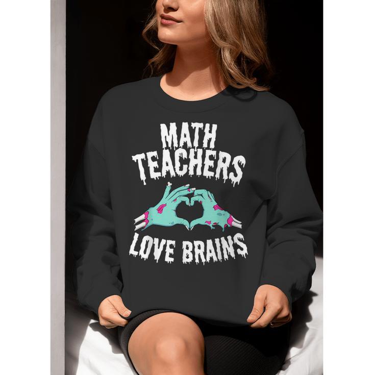 Math Teachers Love Brains Halloween Zombie Men Women T-Shirt Women Crewneck Sweatshirt, funny gift Math Teachers Love Brains Halloween Zombie Men Women T-Shirt Women Crewneck Sweatshirt, funny gift