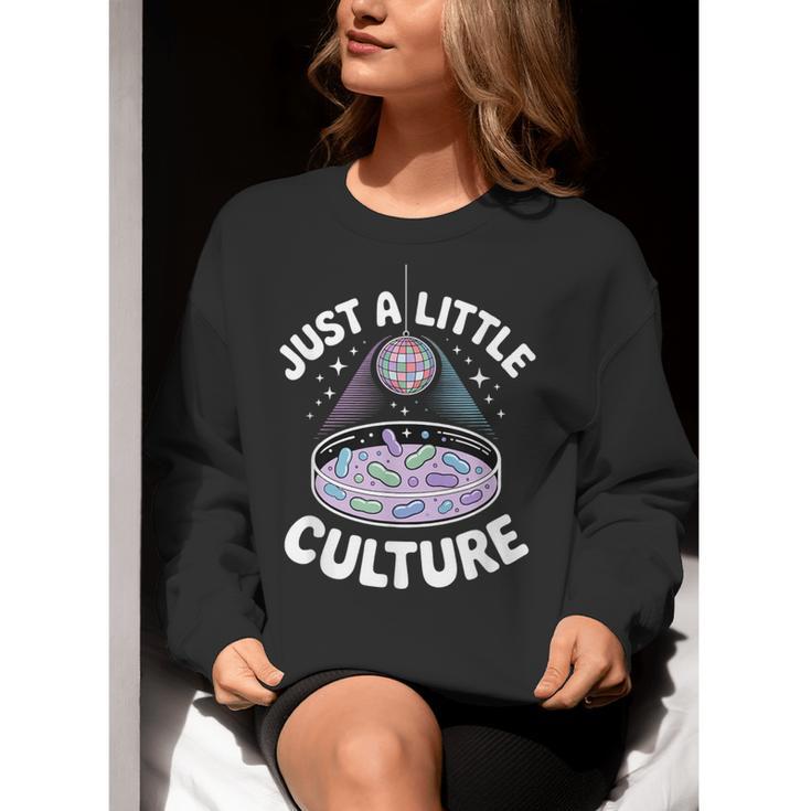 Microbiology Lab Love Culture Biology Teacher Lab Tech Women Crewneck Sweatshirt, funny gift