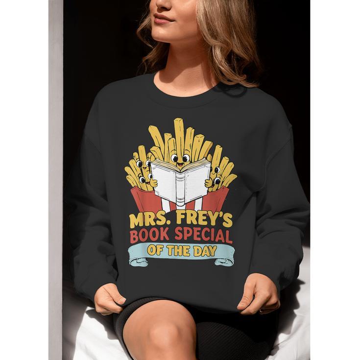 Mrs Frey Book Special Reading Elementary Teacher Women Crewneck Sweatshirt, funny gift Mrs Frey Book Special Reading Elementary Teacher Women Crewneck Sweatshirt, funny gift