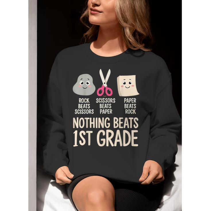 Nothing Beats 1st Grade Back To School Kids Teachers Women Crewneck Sweatshirt, funny gift Nothing Beats 1st Grade Back To School Kids Teachers Women Crewneck Sweatshirt, funny gift