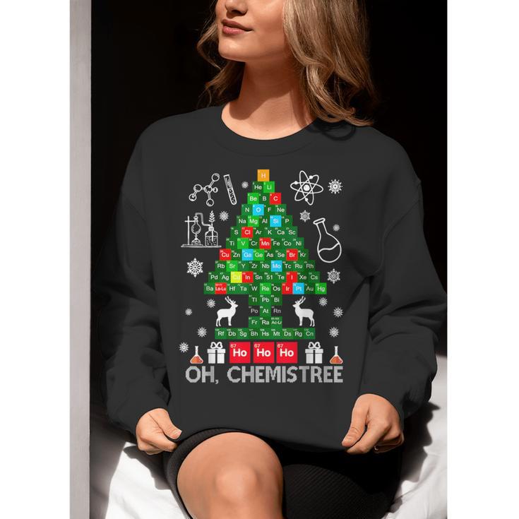 Oh Chemistree Scientist Chemical Christmas Xmas Teacher Women Crewneck Sweatshirt, funny gift Oh Chemistree Scientist Chemical Christmas Xmas Teacher Women Crewneck Sweatshirt, funny gift
