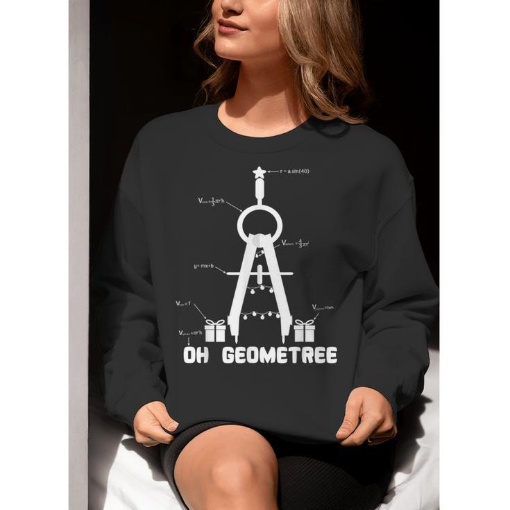 Oh Geometree Math Teacher Geometry Christmas Tree For Men Women Kids Women Crewneck Sweatshirt, funny gift Oh Geometree Math Teacher Geometry Christmas Tree For Men Women Kids Women Crewneck Sweatshirt, funny gift