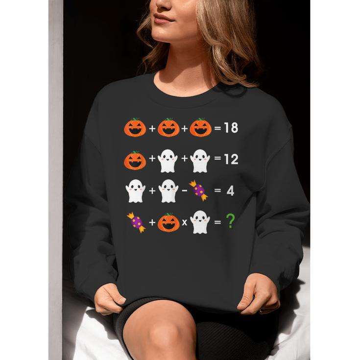Order Of Operations Halloween Quiz Math Teacher For Men Women Kids Women Crewneck Sweatshirt, funny gift
