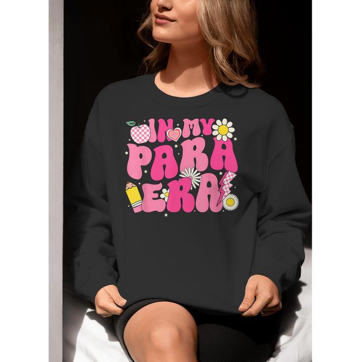 In My Para Era Teacher Back To School First Day Of School Women Crewneck Sweatshirt, funny gift