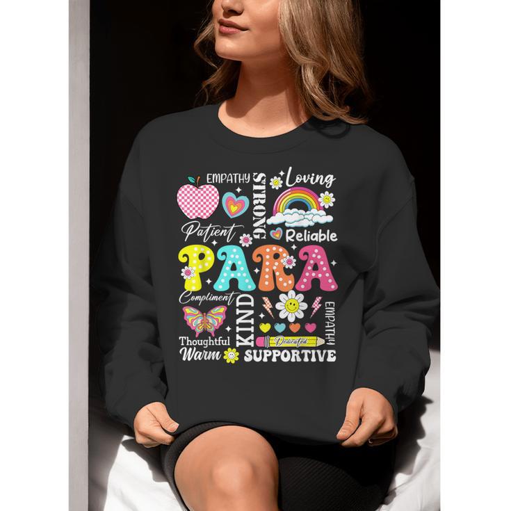 Paras Make It Possible Paraprofessional Paraeducator Teacher Women Crewneck Sweatshirt, funny gift Paras Make It Possible Paraprofessional Paraeducator Teacher Women Crewneck Sweatshirt, funny gift