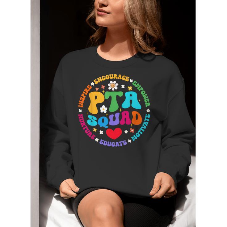 Parents Teacher Association Team Supporter PTA Squad For Men Women Girls Kids Women Crewneck Sweatshirt, funny gift