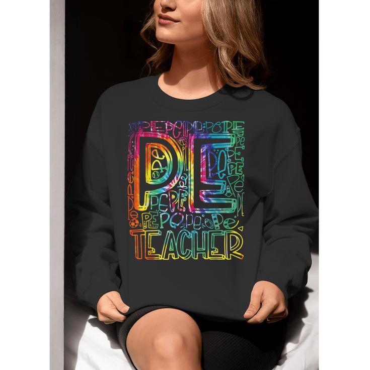 PE Teacher Phys Ed Tie Dye Physical Education Appreciation Women Crewneck Sweatshirt, Pe Teacher Sweatshirts, funny gift PE Teacher Phys Ed Tie Dye Physical Education Appreciation Women Crewneck Sweatshirt, Pe Teacher Sweatshirts, funny gift
